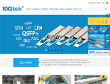 Tablet Screenshot of 10gtek.com